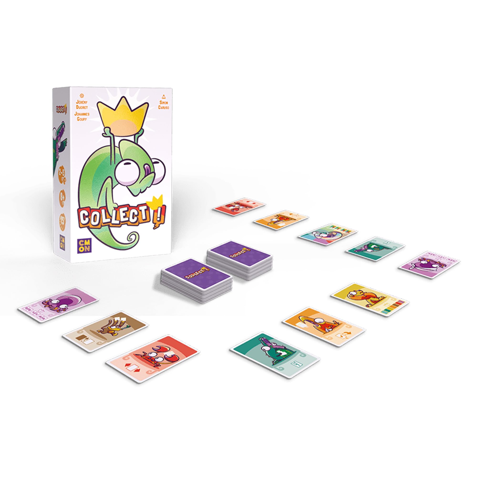 CMON Collect! Board Game | Strategy | Ages 8+ | 2-5 Players | 15 Minutes