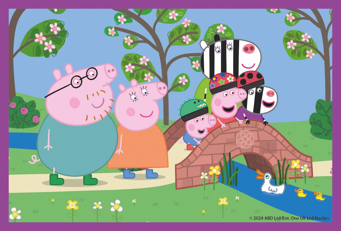 Clementoni Peppa Pig Supercolor Cube Puzzle - 6 Pieces | Ages 2+ | Recycled Material 2
