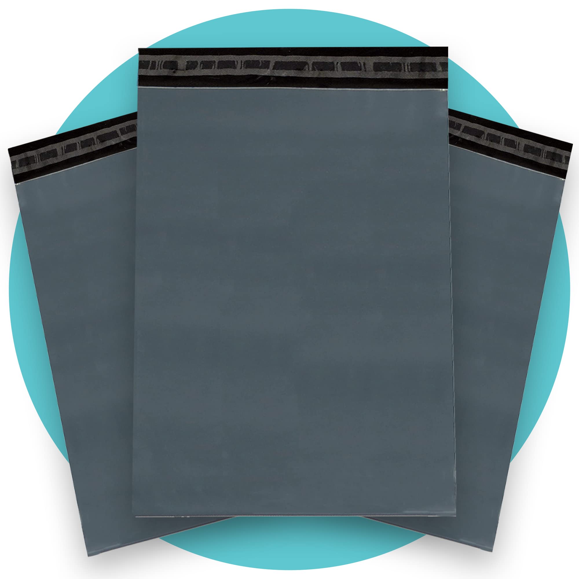 Triplast Grey Parcel Postage Mailing Bags - 17 x 24" (425x600mm) | 55mu LDPE | Pack of 50