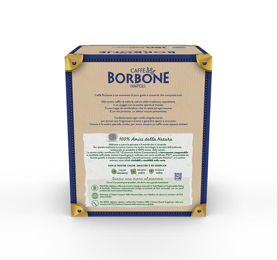 Caffè Borbone Red Coffee Blend - 150 Compostable ESE® Pods (44 mm)