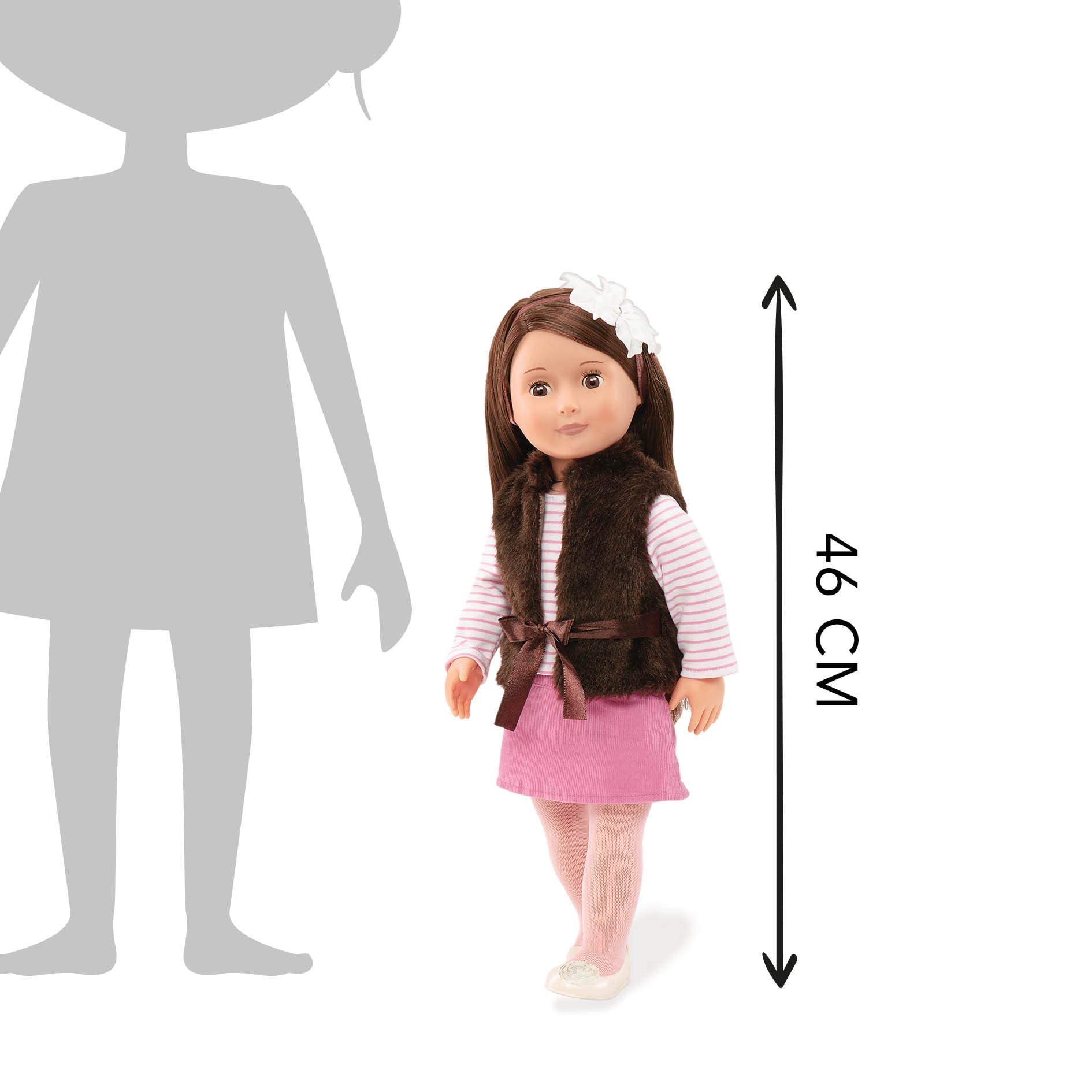 Our Generation Sienna Doll - 18 Inch Doll for 3+ Year Old Girls with Fashionable Outfit & Accessories 10