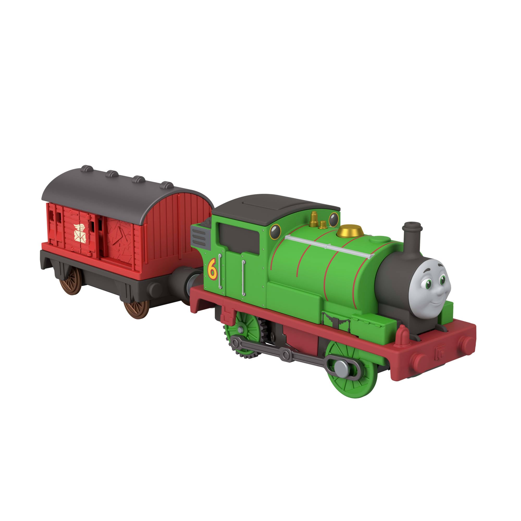 THOMAS & FRIENDS Motorized Toy Train - Percy by Fisher-Price | Battery-Powered | Ages 3Y+