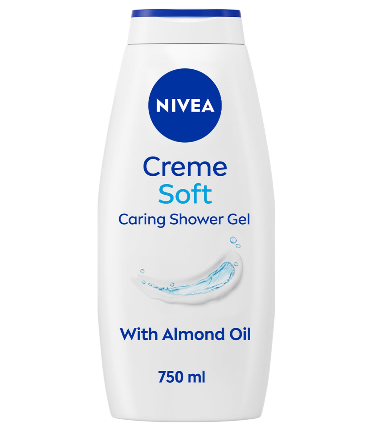 NIVEA Creme Soft Shower Gel - Moisturising, Nourishing, Almond Scent | 750 ml