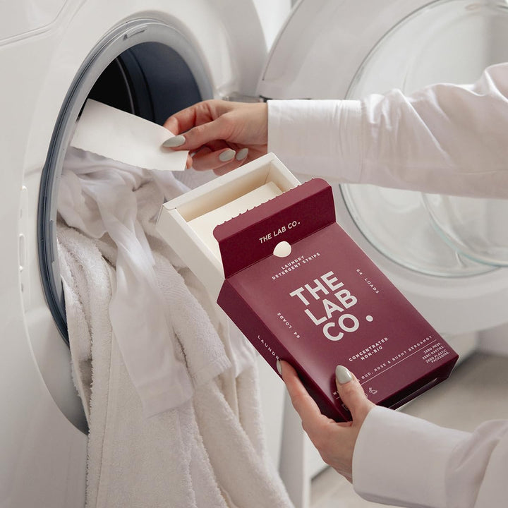 The Lab Co. - Laundry Detergent Strips Sheets 64 Loads Eco Ultra-Concentrated