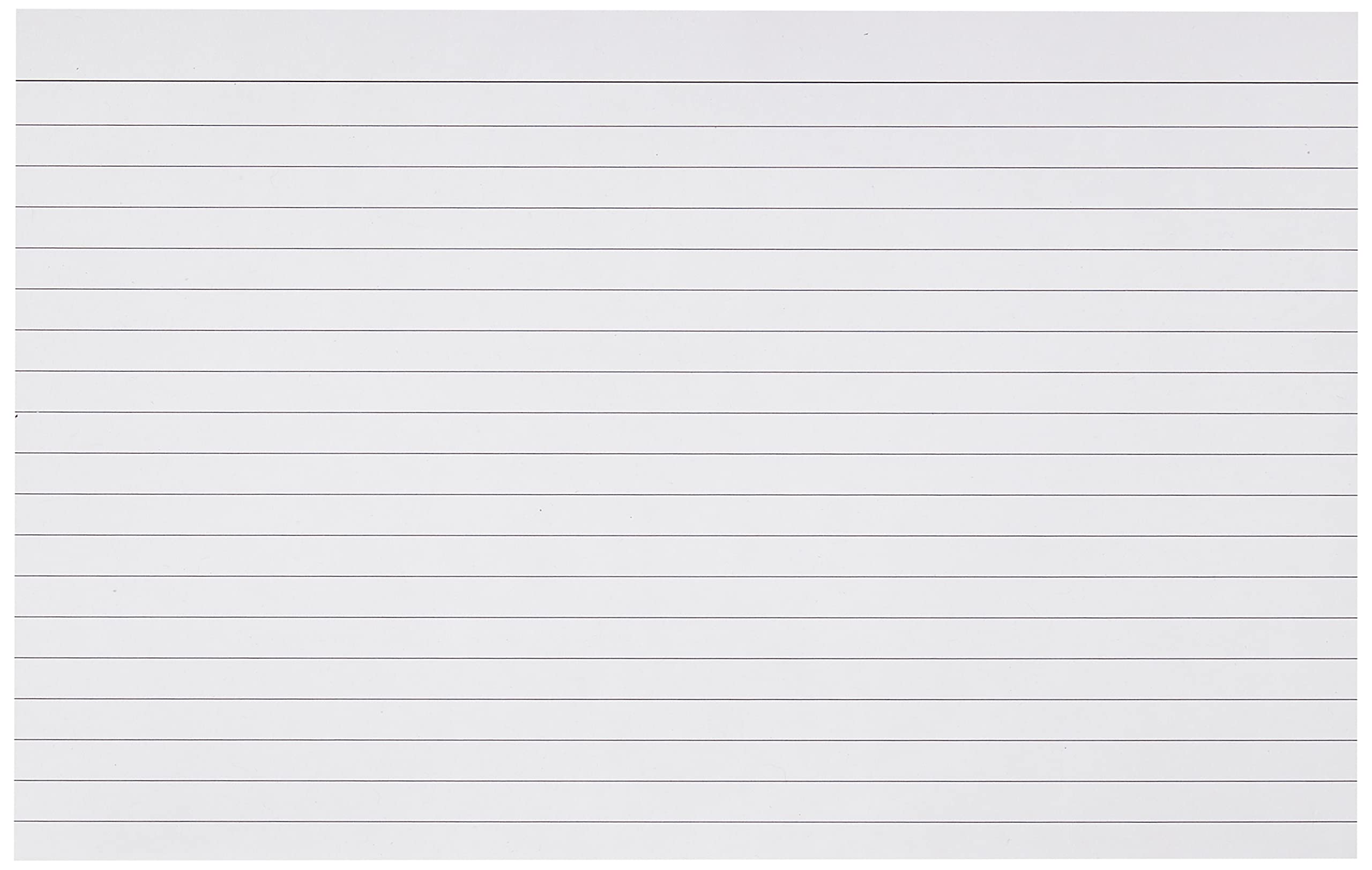 Q-Connect Record Cards - Ruled Feint White | 203 x 127mm | 100 Pack 1