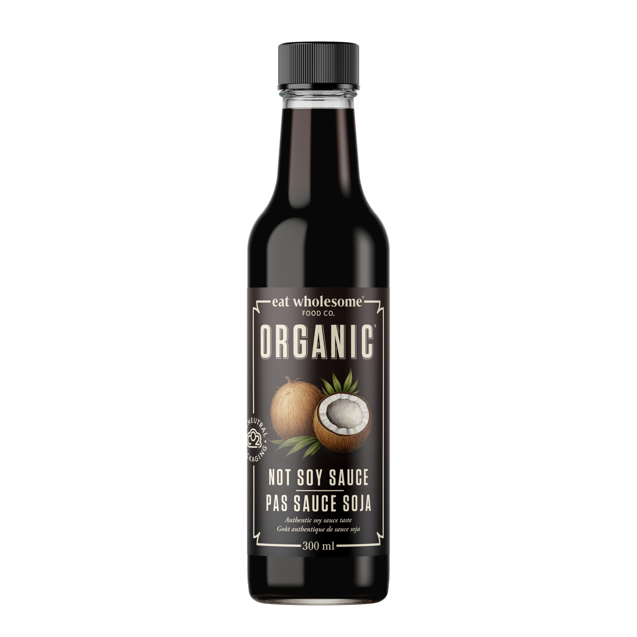 Eat Wholesome Organic Coconut Aminos Sauce - 300 ml | Vegan | Reduced Sodium 1