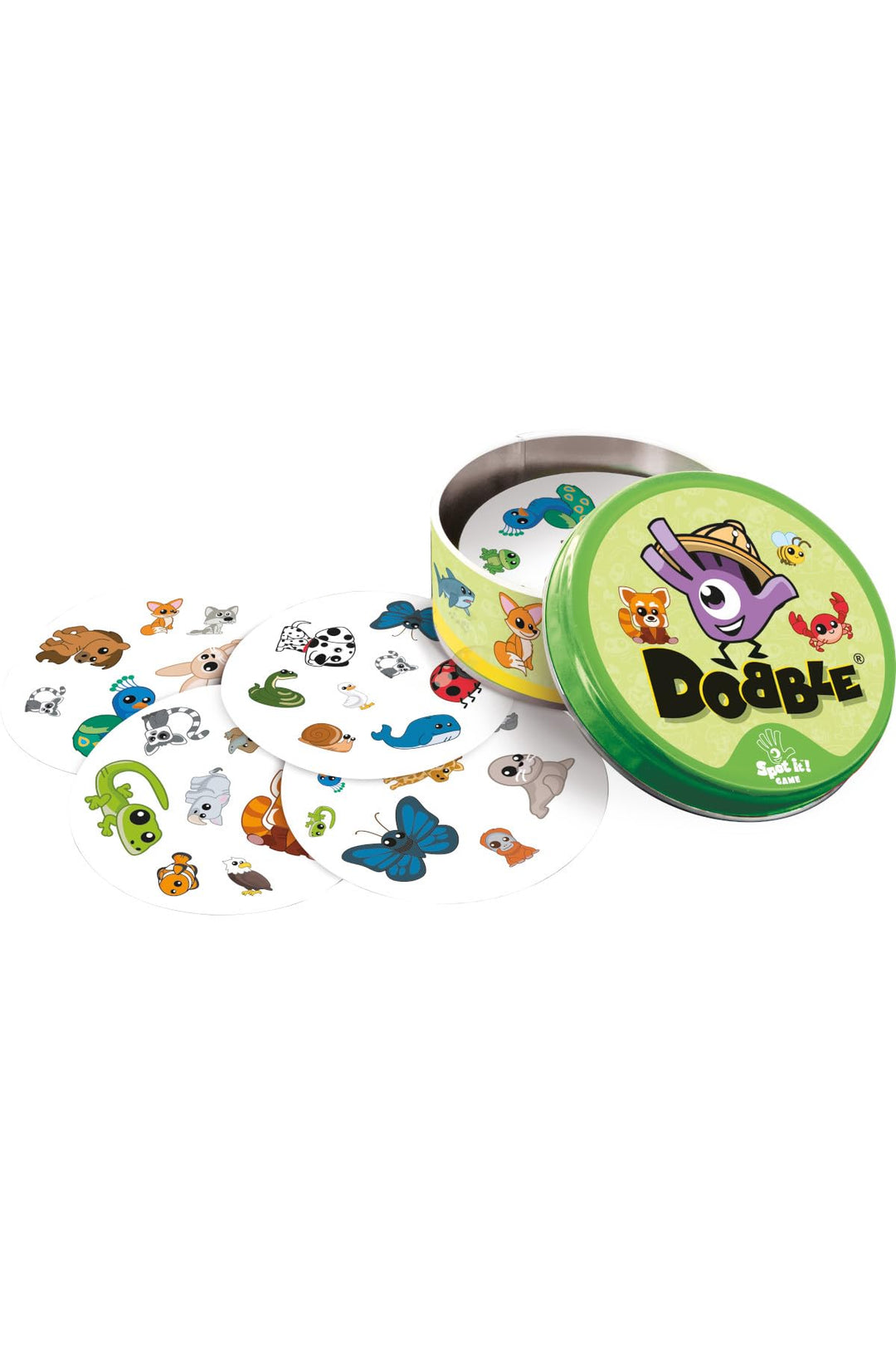 Asmodee Dobble Super Pack Kids 123 + Animals Family Card Game