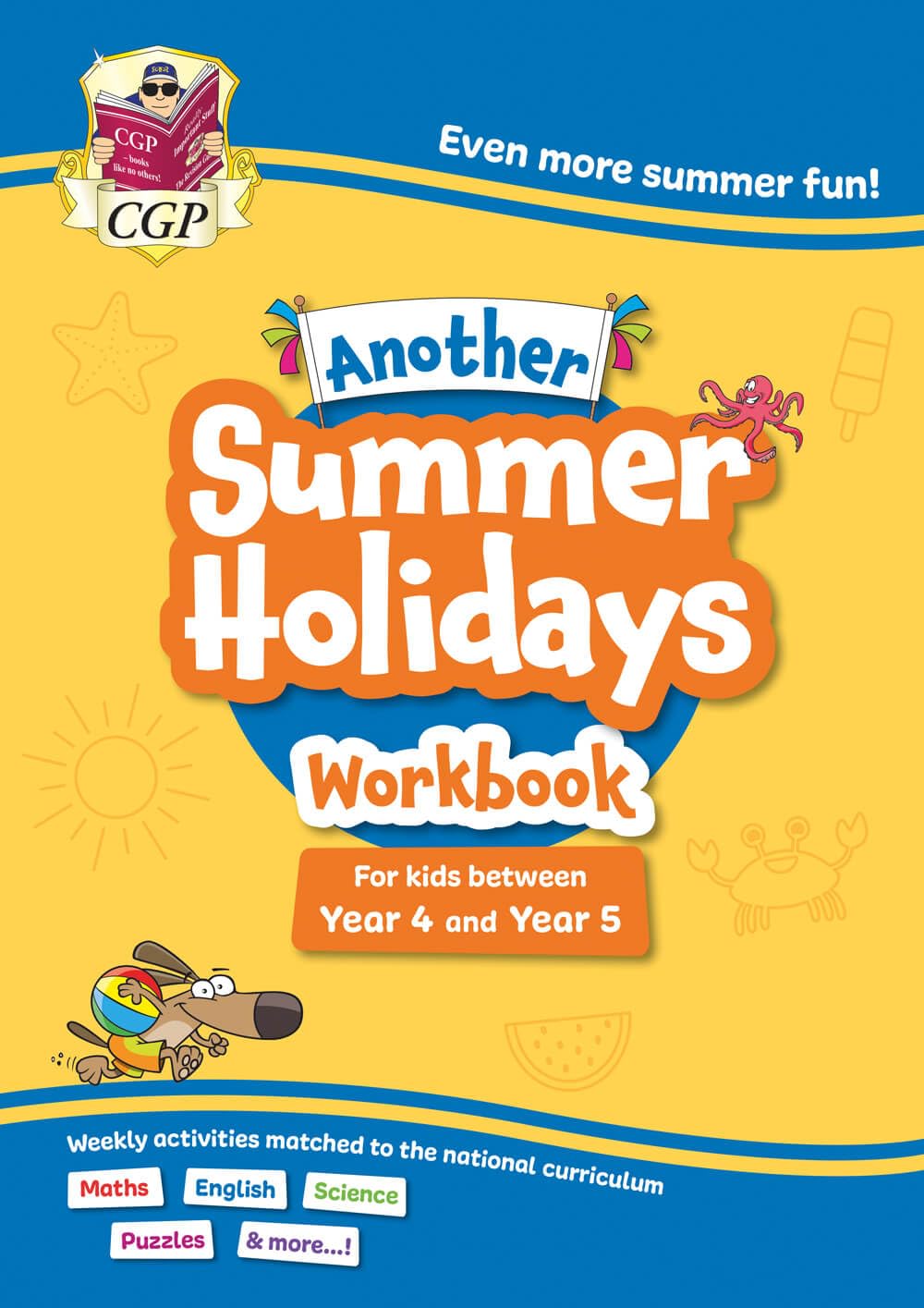 CGP Summer Holidays Activity Workbook - Year 4 to Year 5 Transition | Paperback