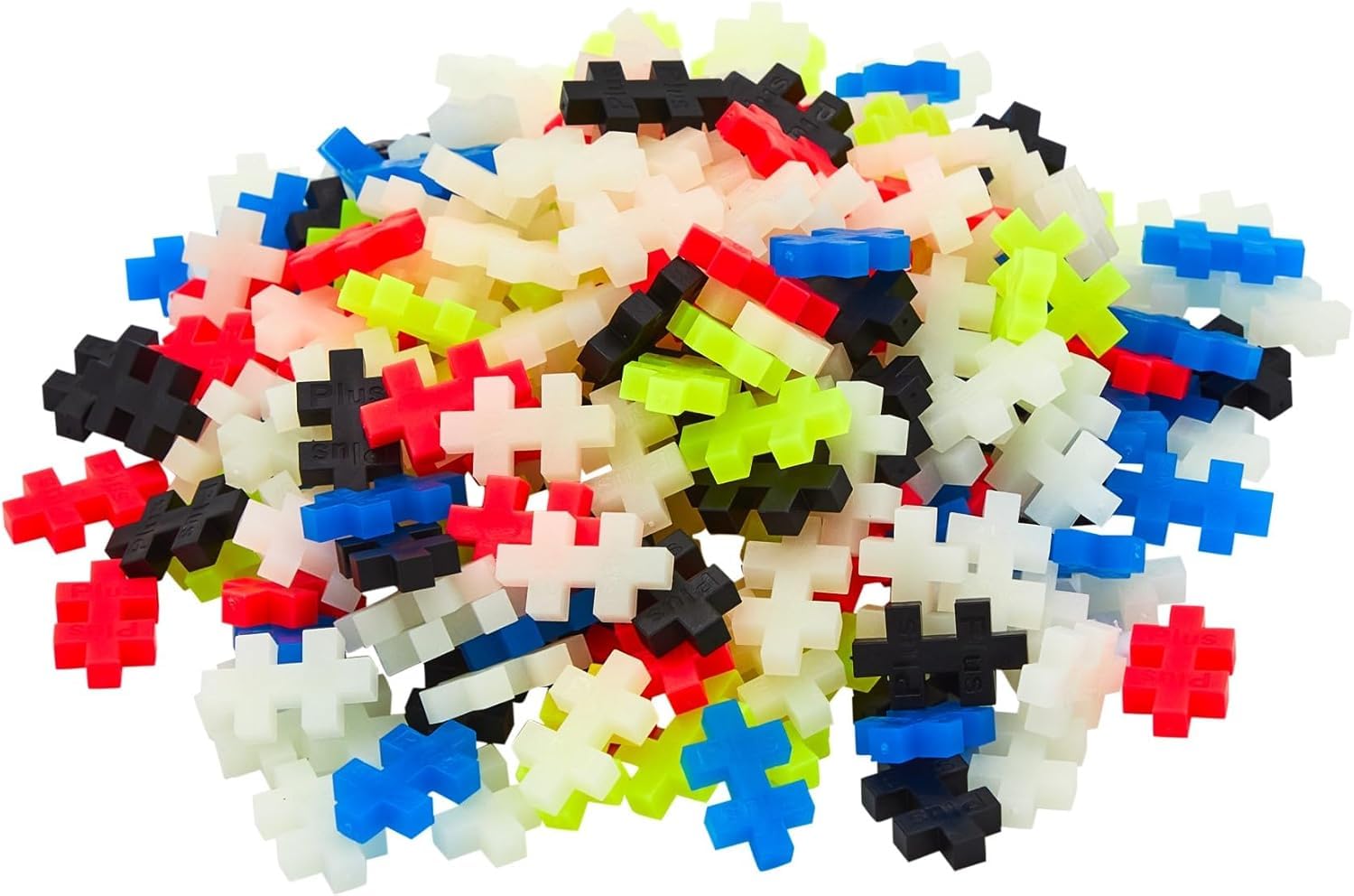 PLUS PLUS Building Blocks - 240 Piece Glow in the Dark Construction Set | Ages 5+ 3