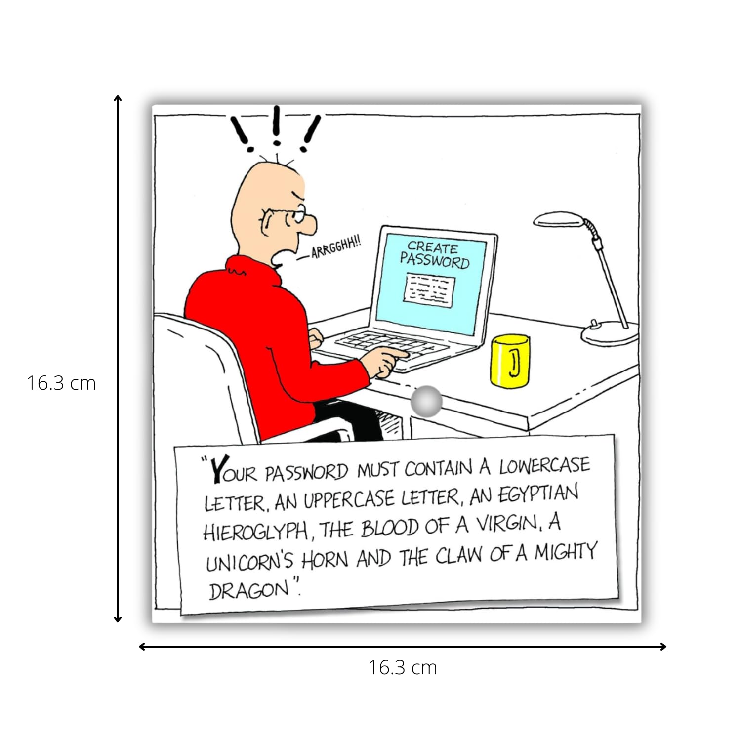 Emotional Rescue Norbert & Val Funny Birthday Card for Him - Create Password | 24 cm x 16.5 cm 6