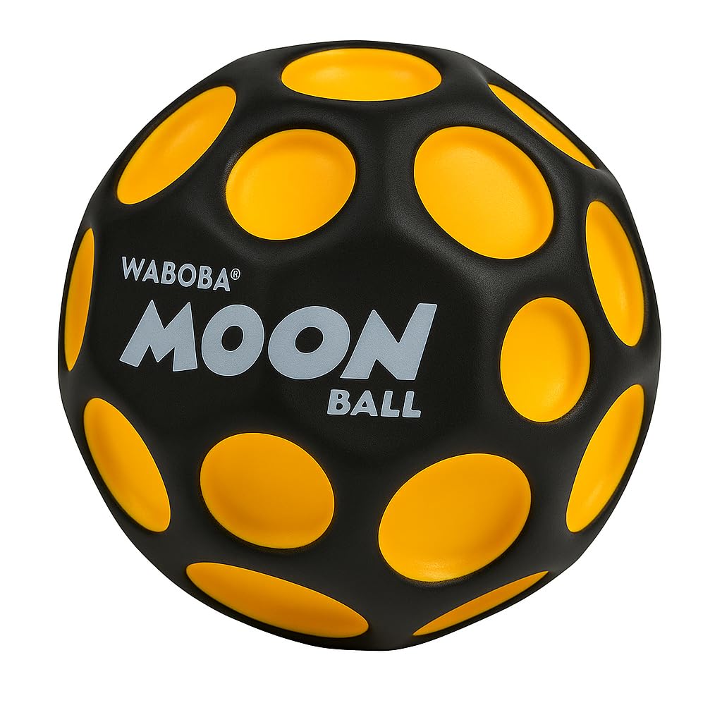 Waboba UV Moon Ball - Hyper Bouncing Up to 100 Feet | UV-Reactive Color | Ages 8+
