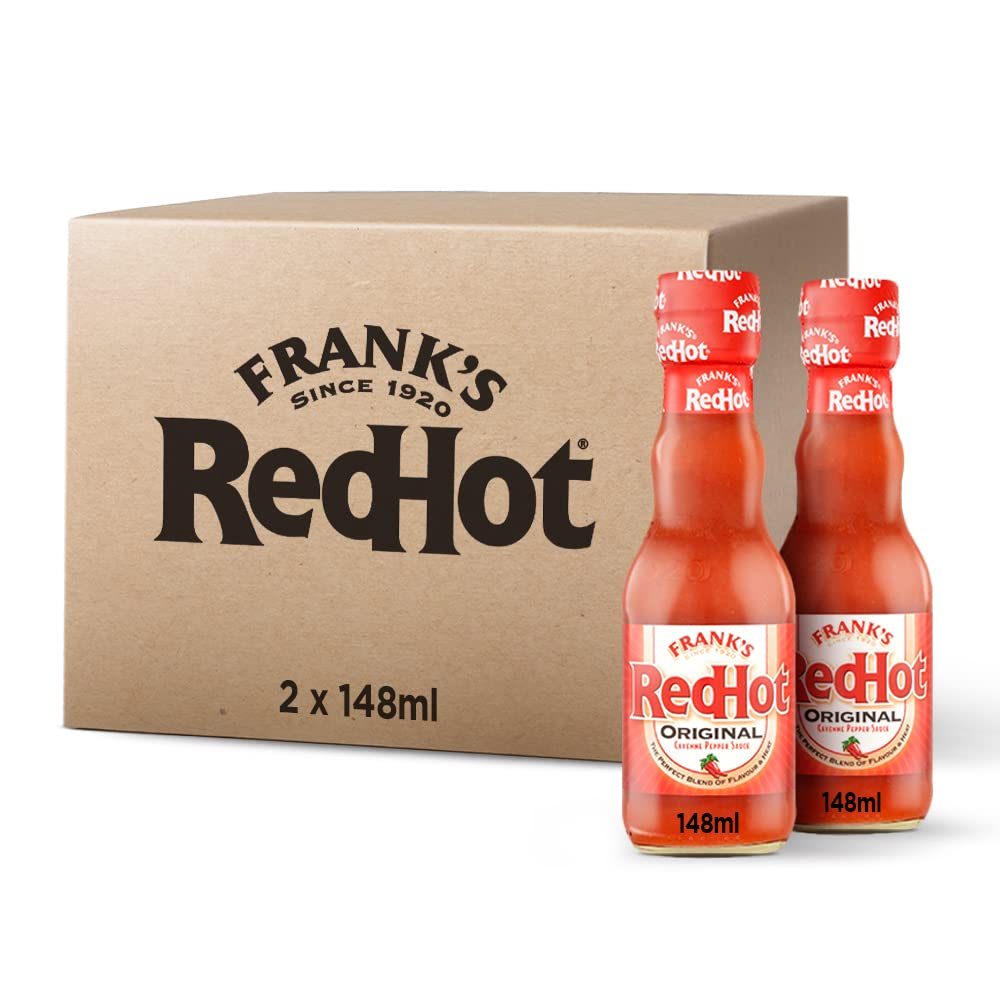 Frank's RedHot Original Cayenne Pepper Sauce 148 ML | Pack of 2 1