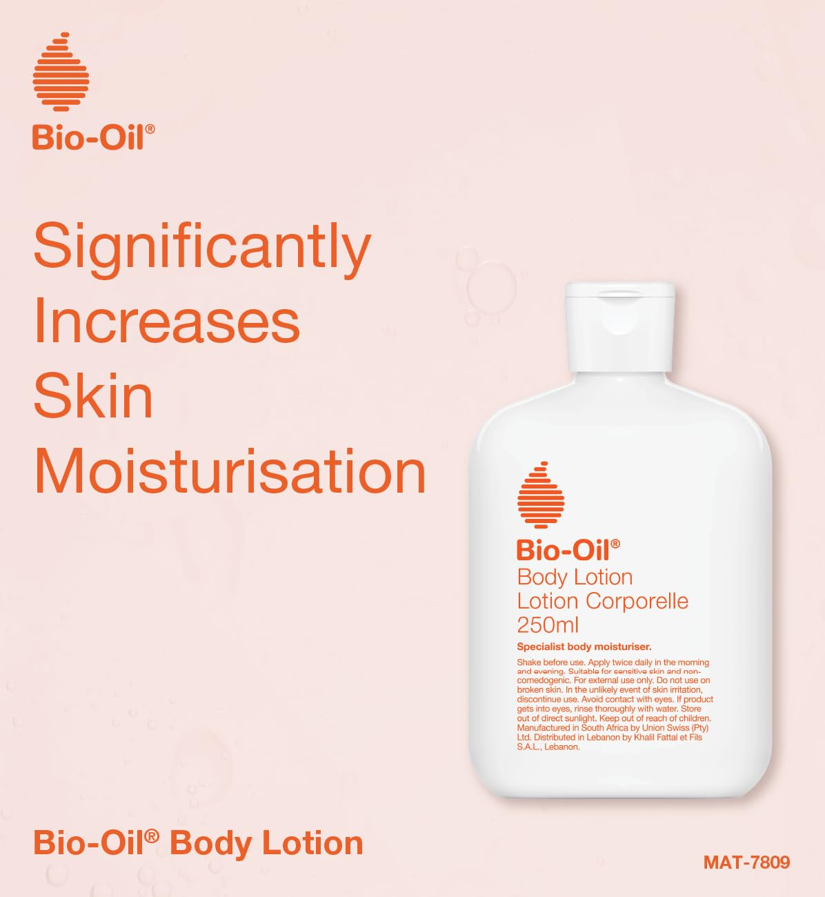 Bio-Oil Body Lotion - 250ml | Ultra-Light Hydration | Fast Absorbing | For Dry Skin