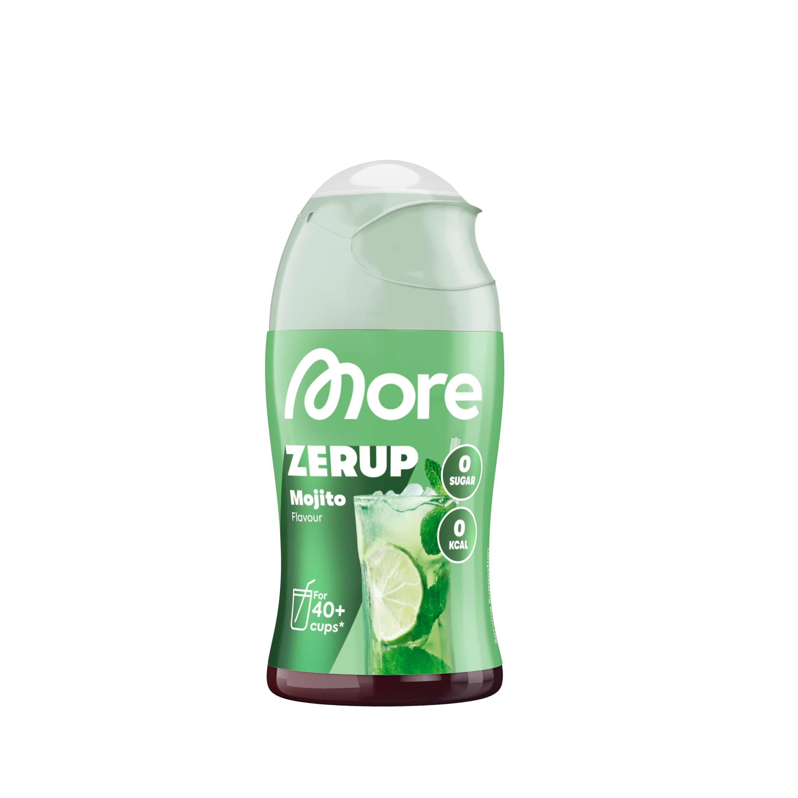 MORE NUTRITION Zerup Mojito Syrup - Sugar-Free | 65 ml | Makes 8+ Liters 1