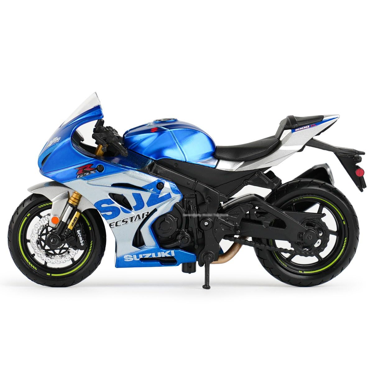 Bburago Suzuki GSX-R 1000 Die-Cast Model Motorcycle Replica | 22cm Long | Red 3