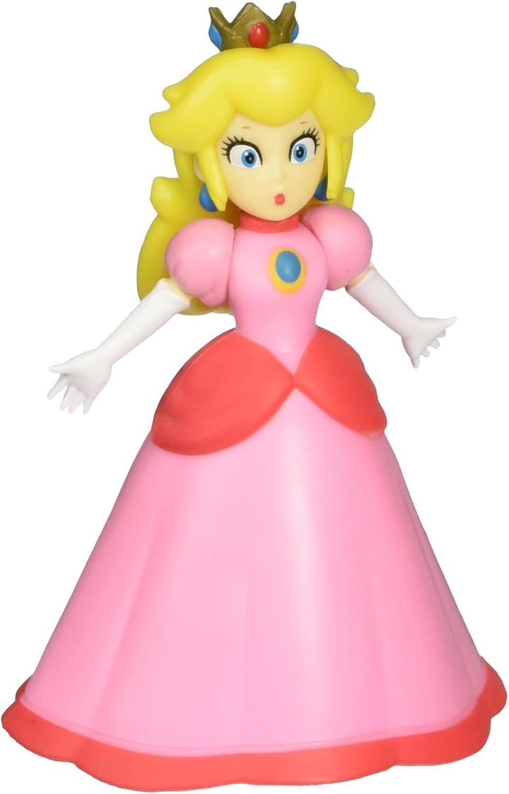 Super Mario Bros. Series 6 Nintendo 2.5" Mini Figure Princess Peach - World of Nintendo Collectible Toy