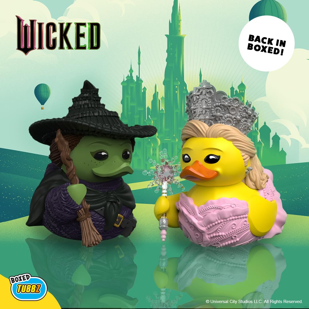TUBBZ Boxed Edition: Wicked - Elphaba Thropp Cosplaying Rubber Duck Vinyl Figure 12