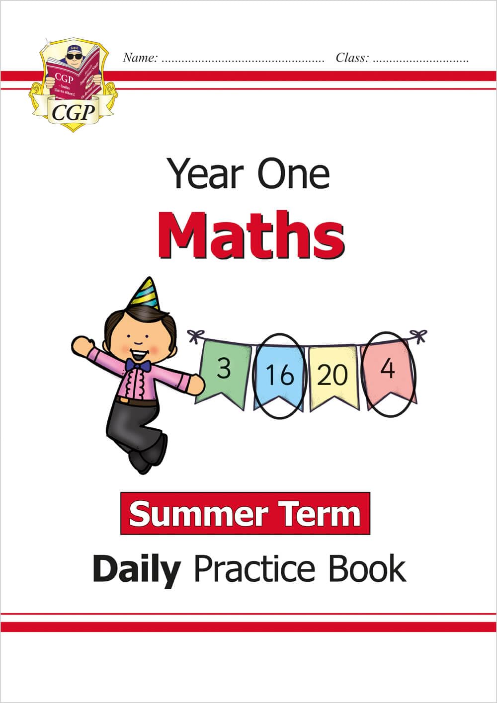 CGP KS1 Maths Year 1 Daily Practice Book - Summer Term Study Aid | Paperback | Age 5-6