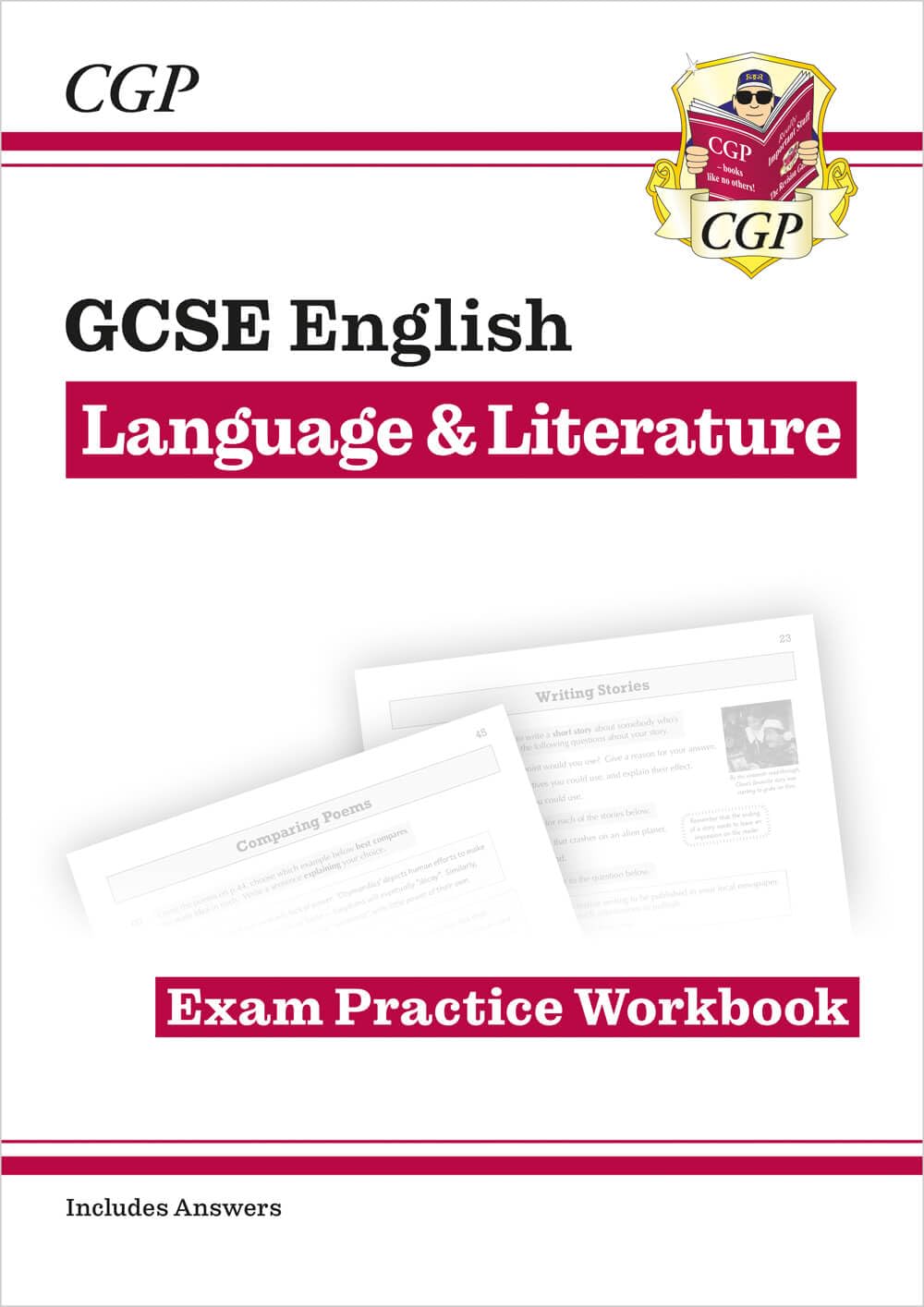 CGP GCSE English Language and Literature Workbook - Grade 9-1 Courses | Includes Answers | CGP GCSE English 9-1 Revision