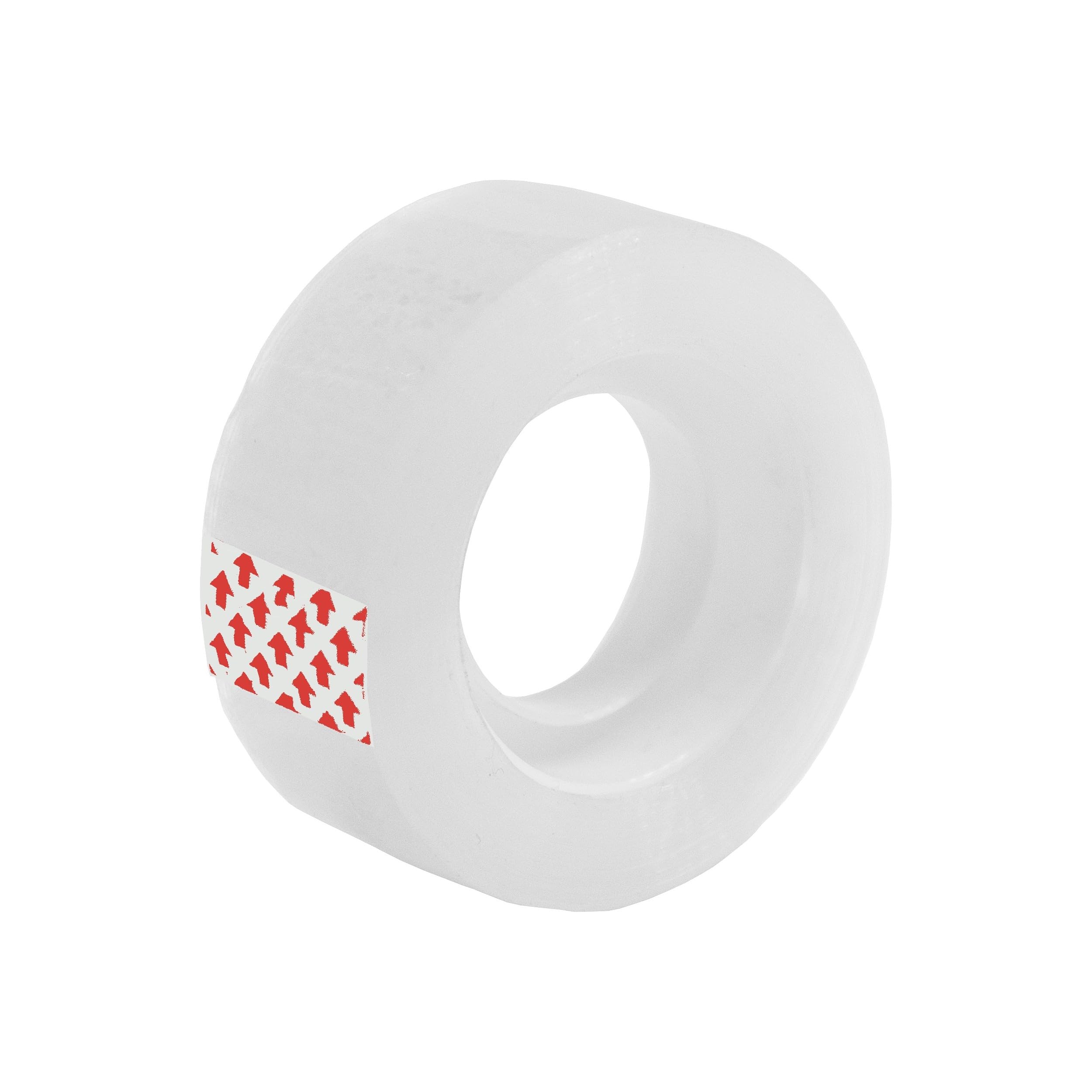D.RECT Transparent Adhesive Tape - 8 Rolls Pack | 18mm x 30m | Strong & Clear | Office/Packaging 4