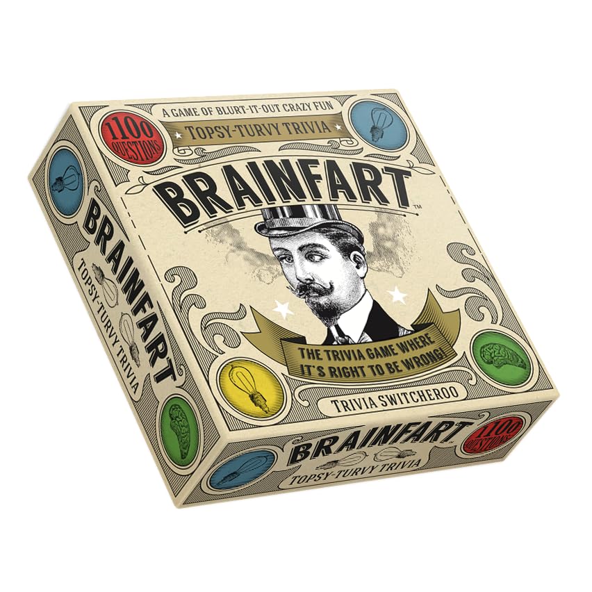 Brainfart Topsy-Turvy Trivia Card Game 3