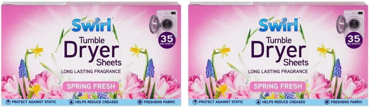 Ozmoint Spring Fresh Tumble Dryer Laundry Sheets - Anti-Static