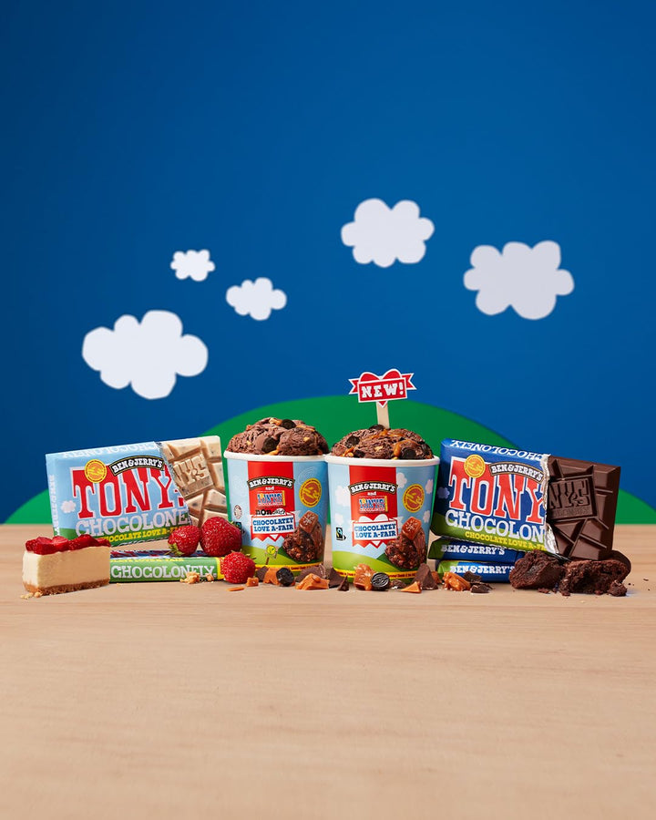 Tony's Chocolonely Dark Milk Chocolate Brownie Bar 180g