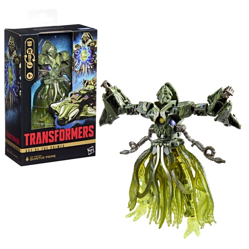 Transformers Age of the Primes Deluxe Class The Thirteen Quintus Prime Action Figure | 5.5-inch 4