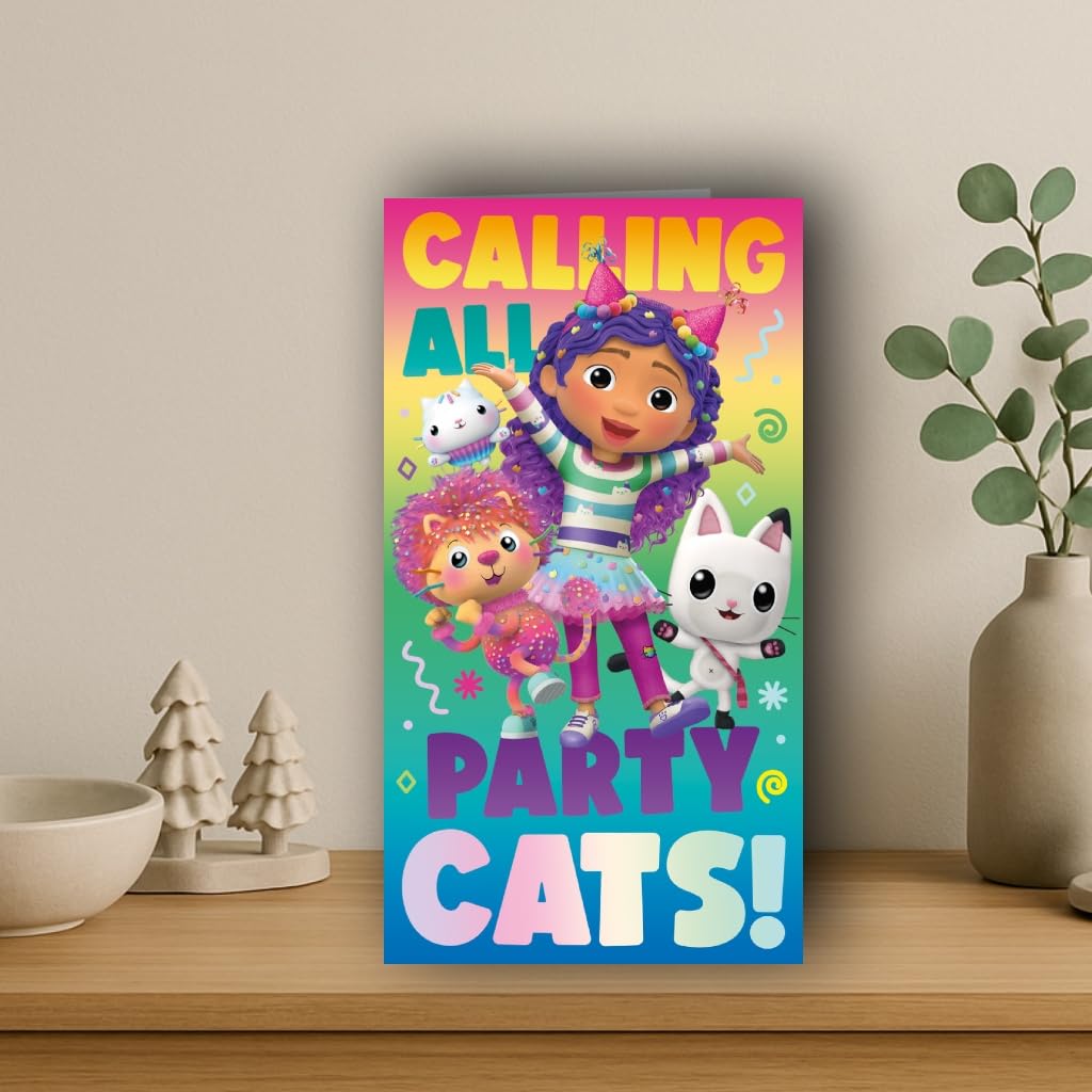 Danilo Promotions LTD Gabby's Dollhouse Birthday Card | Multicolor | Standard Size 2