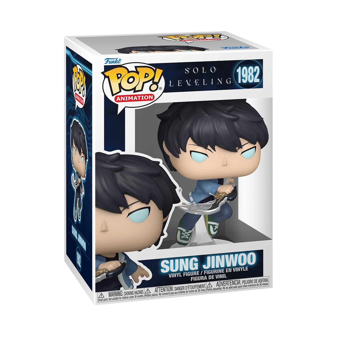 Funko Pop! Animation: Sung Jinwoo - Solo Leveling | Vinyl Figure | Approx. 3.75 in 1