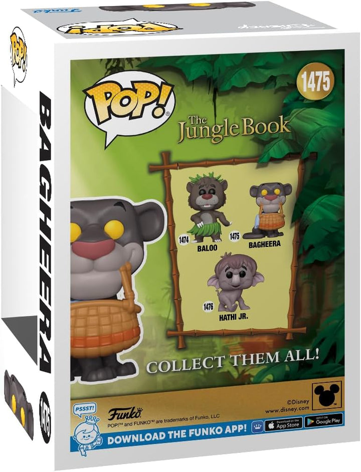 Funko Pop! Disney The Jungle Book - Bagheera with Basket Vinyl Figure