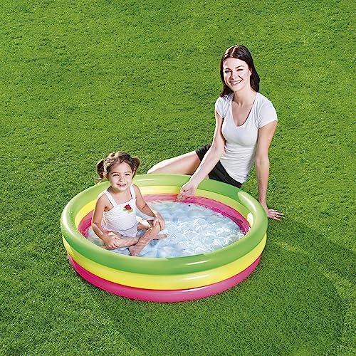 Bestway Summer Set Inflatable Paddling Pool - 40 Inch Diameter, 62L Capacity | Ages Toddler/Kid
