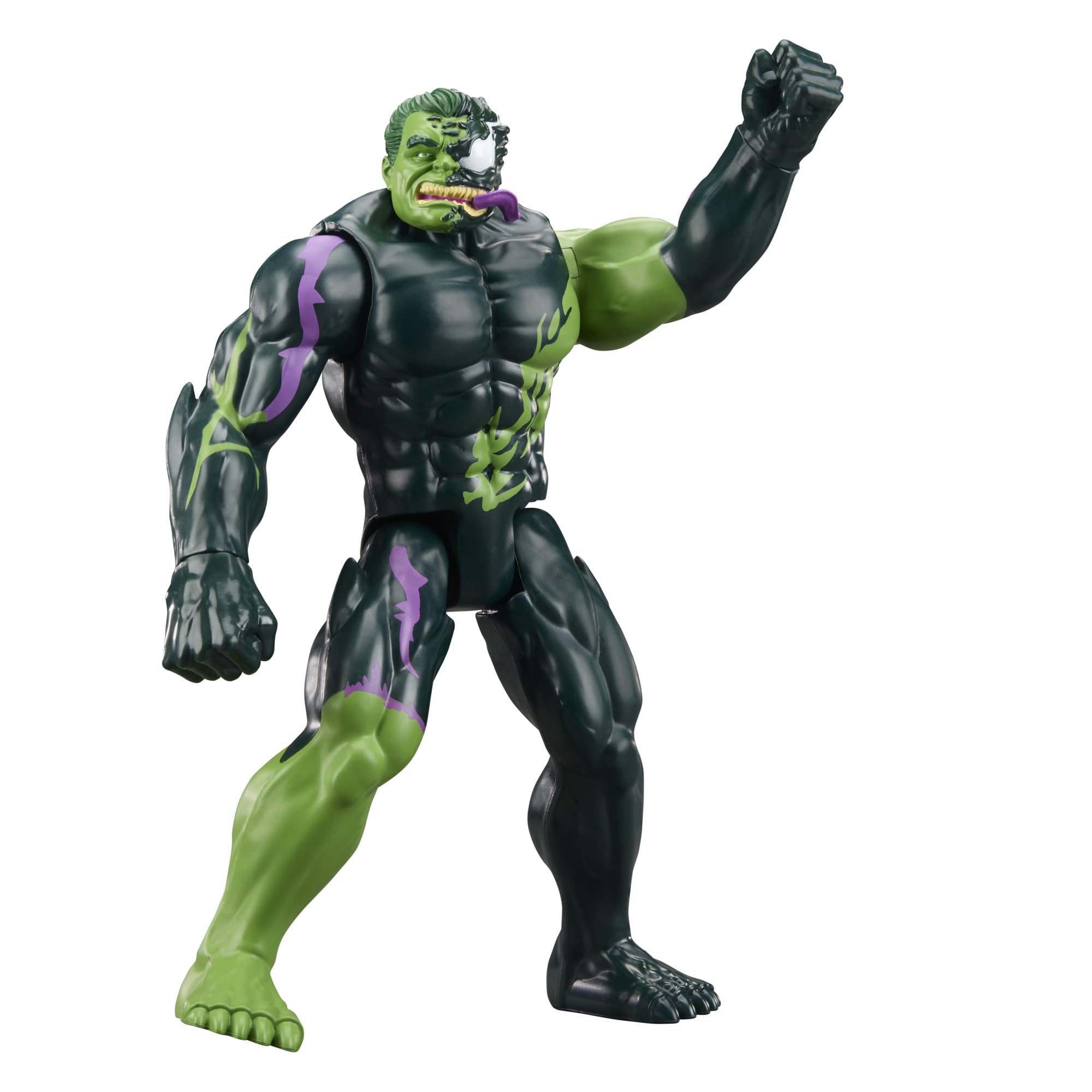 Marvel Avengers VenomVersus Titan Hero Series Venomized Captain America & Hulk 30-cm Action Figures 3