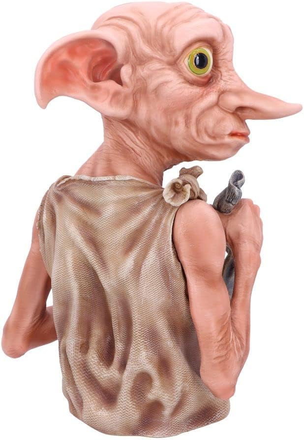 Nemesis Now Officially Licensed Harry Potter Dobby Bust, 30cm, Pink