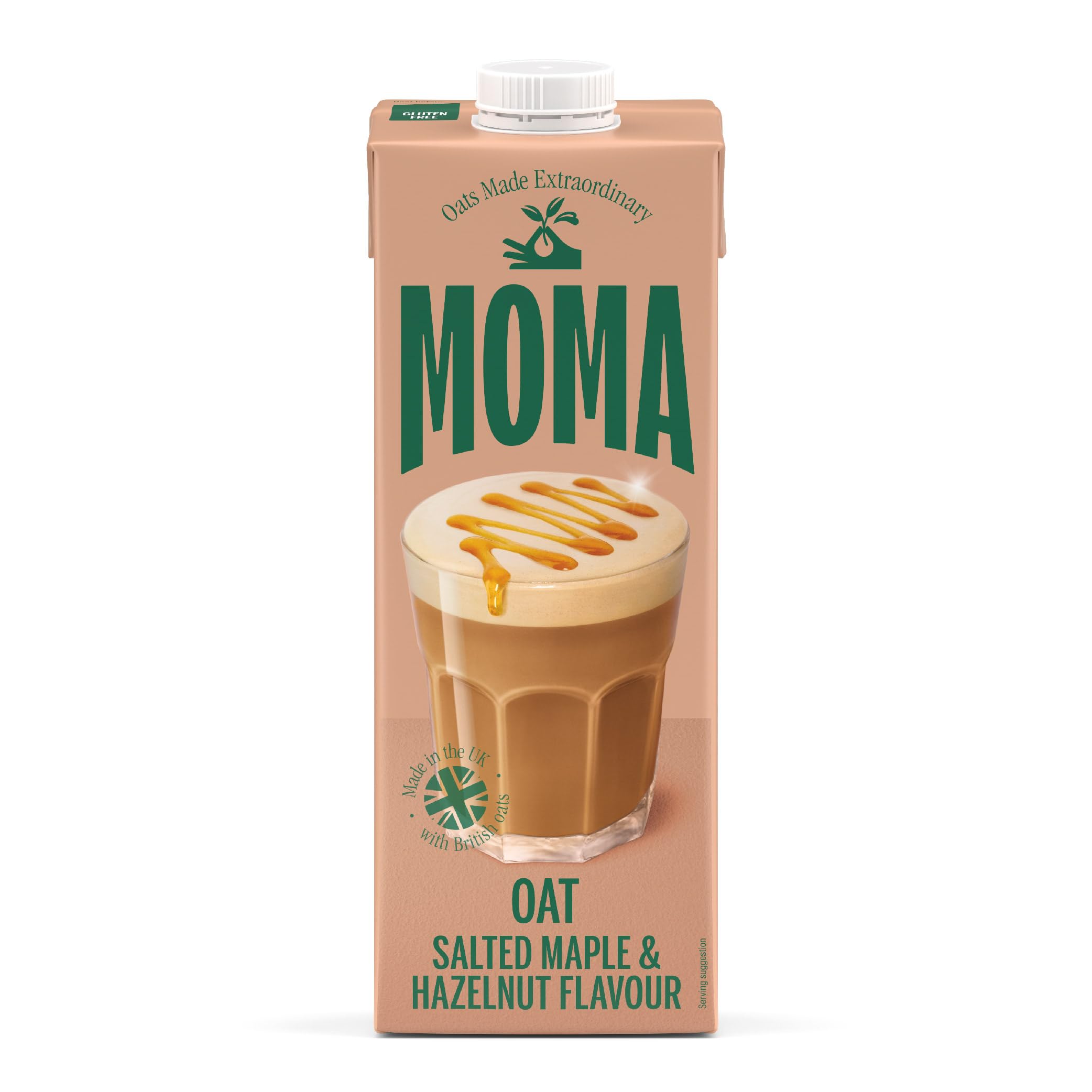MOMA Salted Maple & Hazelnut Barista Oat Drink - 1L - Plant-Based, Foamable, Not From Concentrate