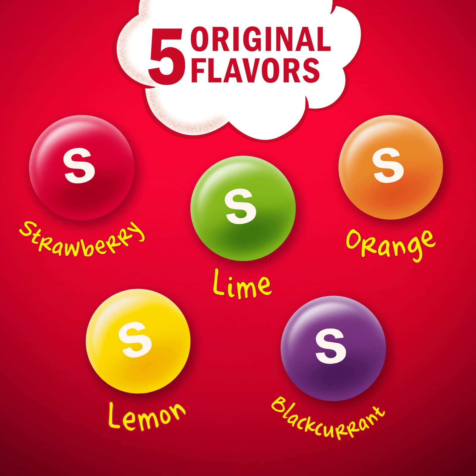 Skittles Fruit Flavoured Chewy Sweets Bag - 1kg Vegan Bulk Candy 4
