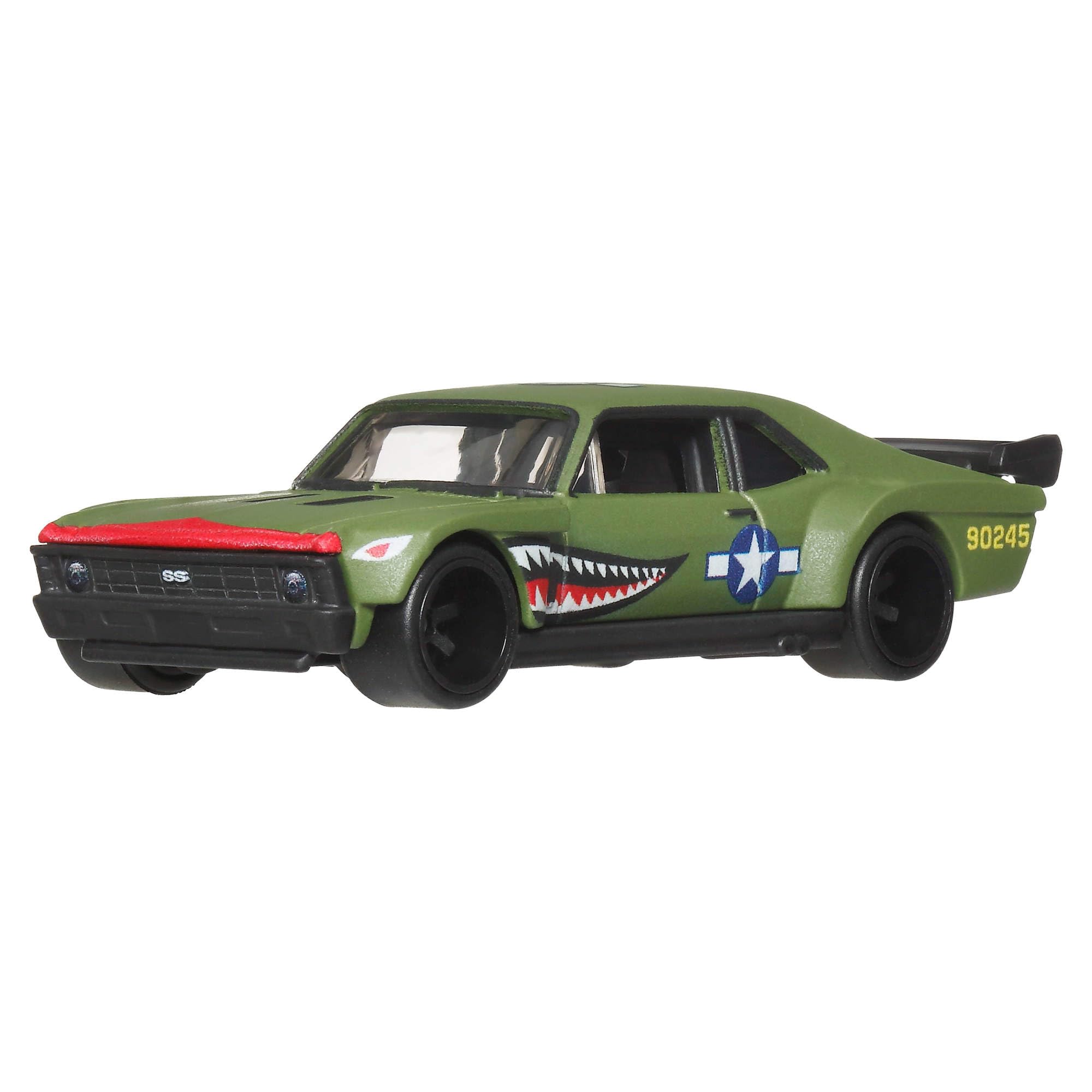 Hot Wheels Custom '70 Chevy Nova - 1:64 Scale Die-Cast Car | Metal/Metal Body & Chassis | Real Riders Tires 2