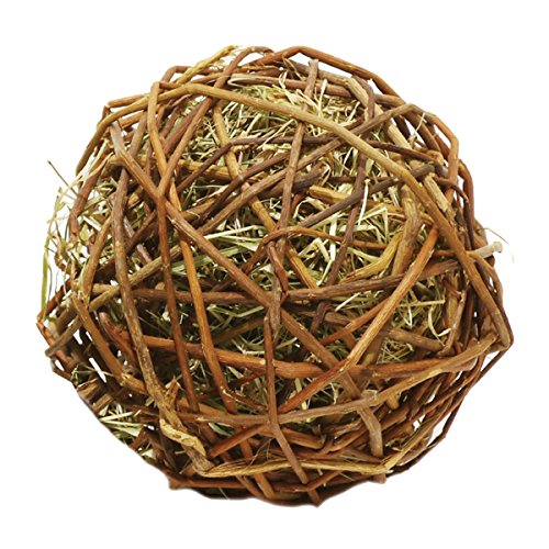 Rosewood Naturals Edible Weave-a-Ball Small Animal Toy & Treat | Size L (Pack of 1)