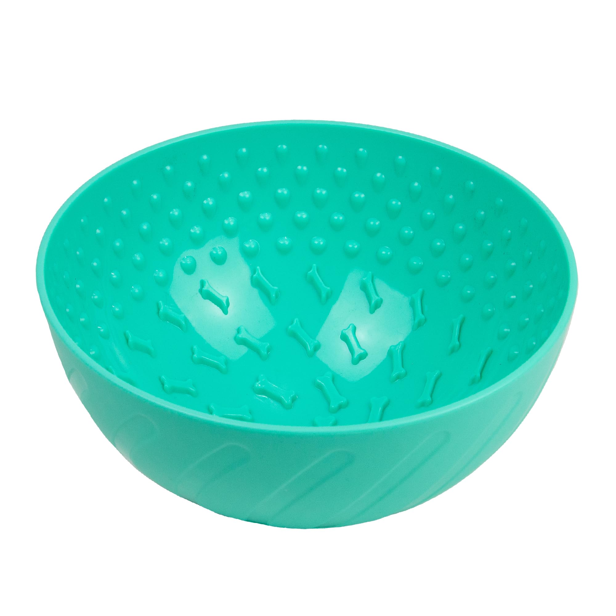 Ancol Örva Pet Enrichment Wobble Bowl - Interactive Slow Feeder for Dogs | Green | Durable