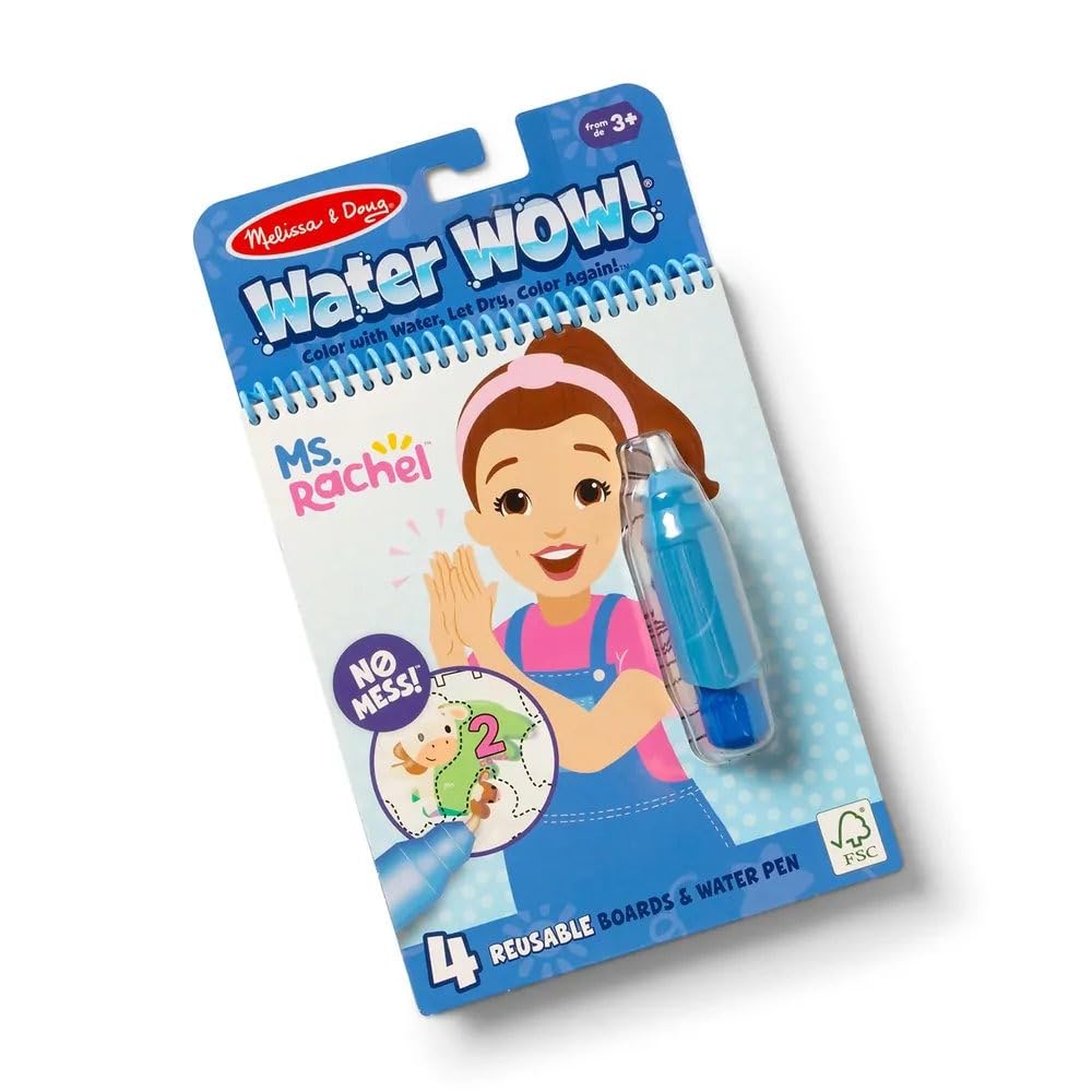 Melissa & Doug Ms Rachel Water Wow - Watercraft Playset | Multicolor Plastic 1