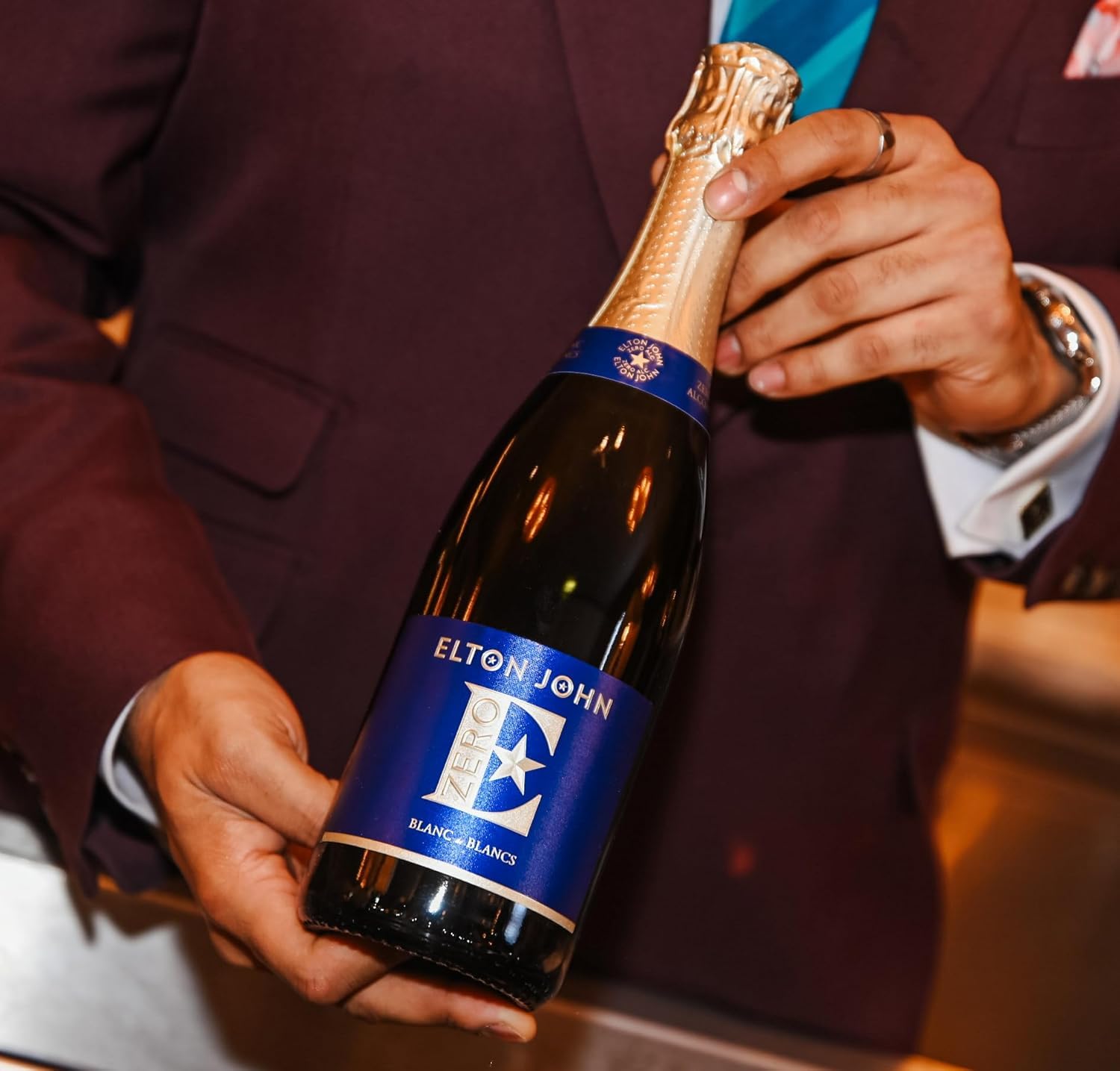 Blue Tree Elton John Blanc de Blancs Zero Non-Alcoholic Sparkling Wine | 75cl | 0% ABV 6