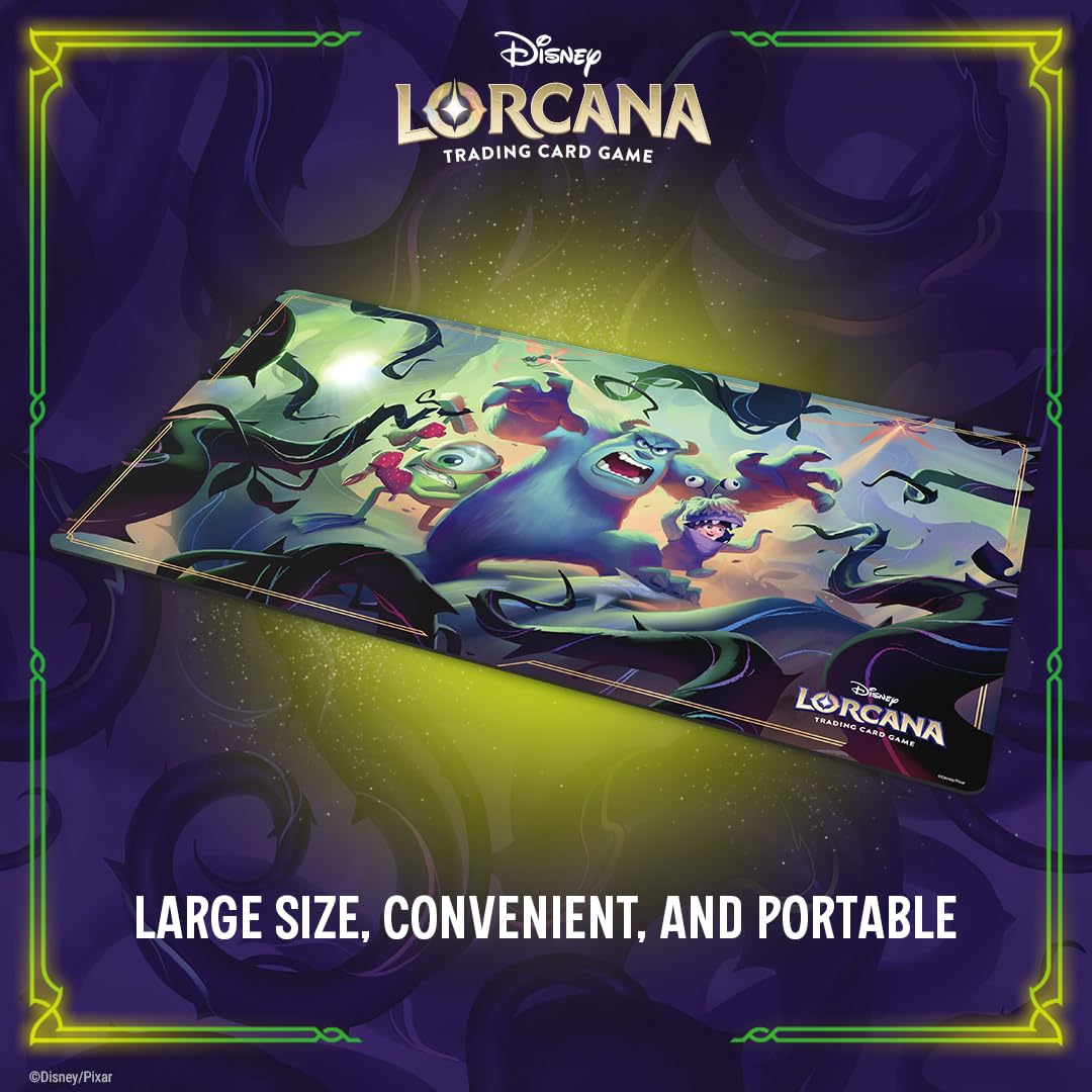 Ravensburger Disney Lorcana TCG Playmat - Monsters Inc | Non-Slip Rubber Base | 61 x 34.3 cm 2