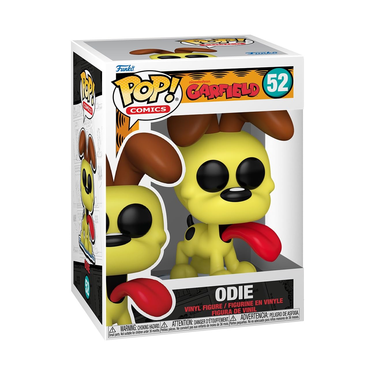 Funko Pop! Comics - Garfield Odie Vinyl Figure | 3.75 in | Multicolor | Model 86416