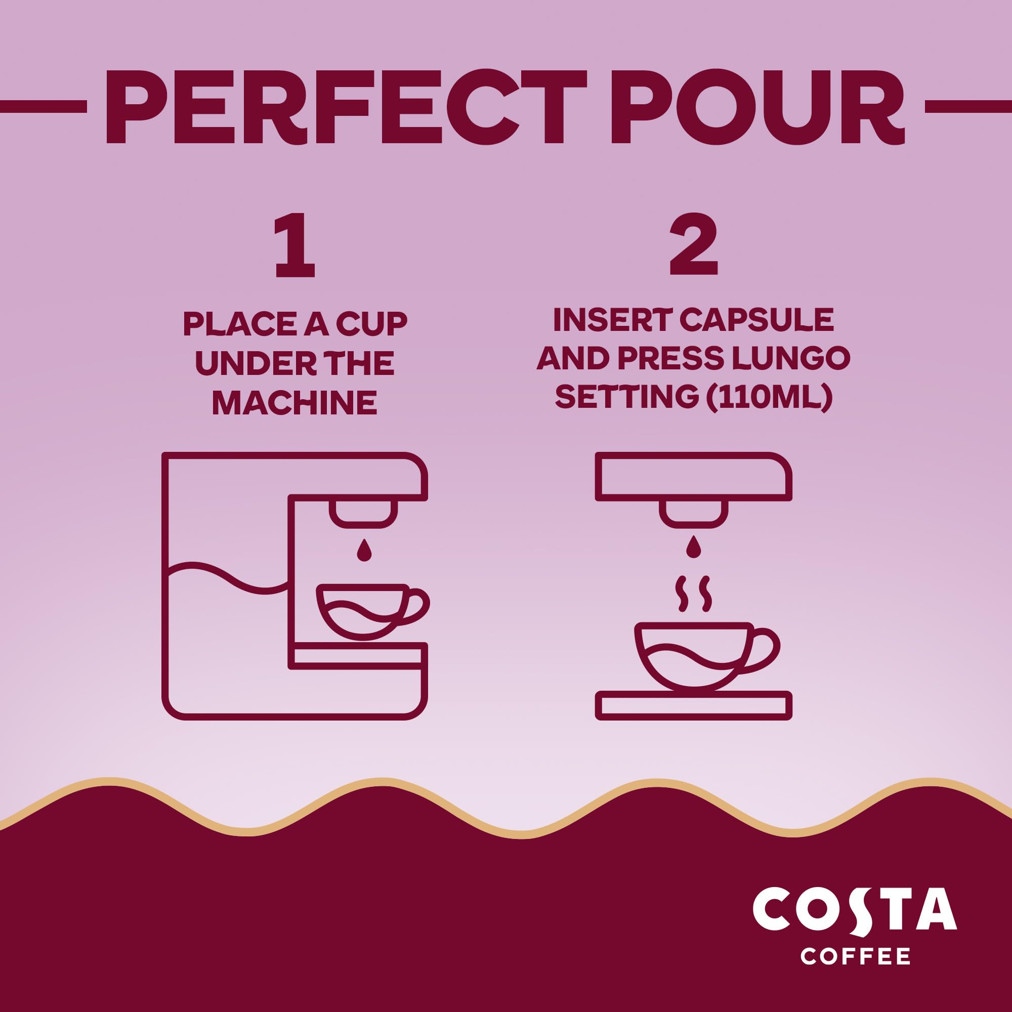 L'OR Costa Dark Intense Roast Aluminium Coffee Pods - 10 Count Pack | Compatible with Nespresso Original & L'OR Barista 3