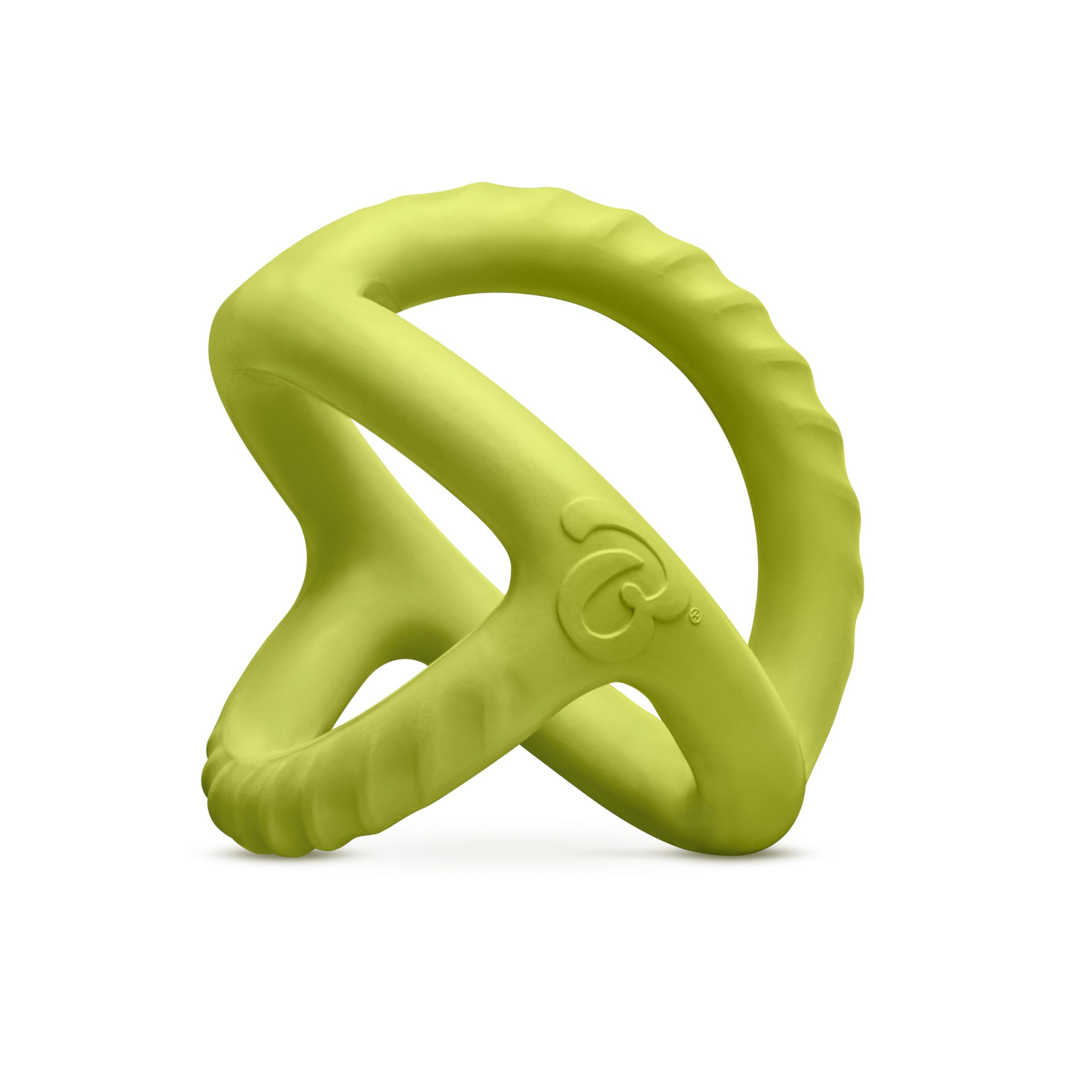 Benebone Natural Rubber Tug Interactive Dog Toy - Dishwasher Safe | Green | Unscented