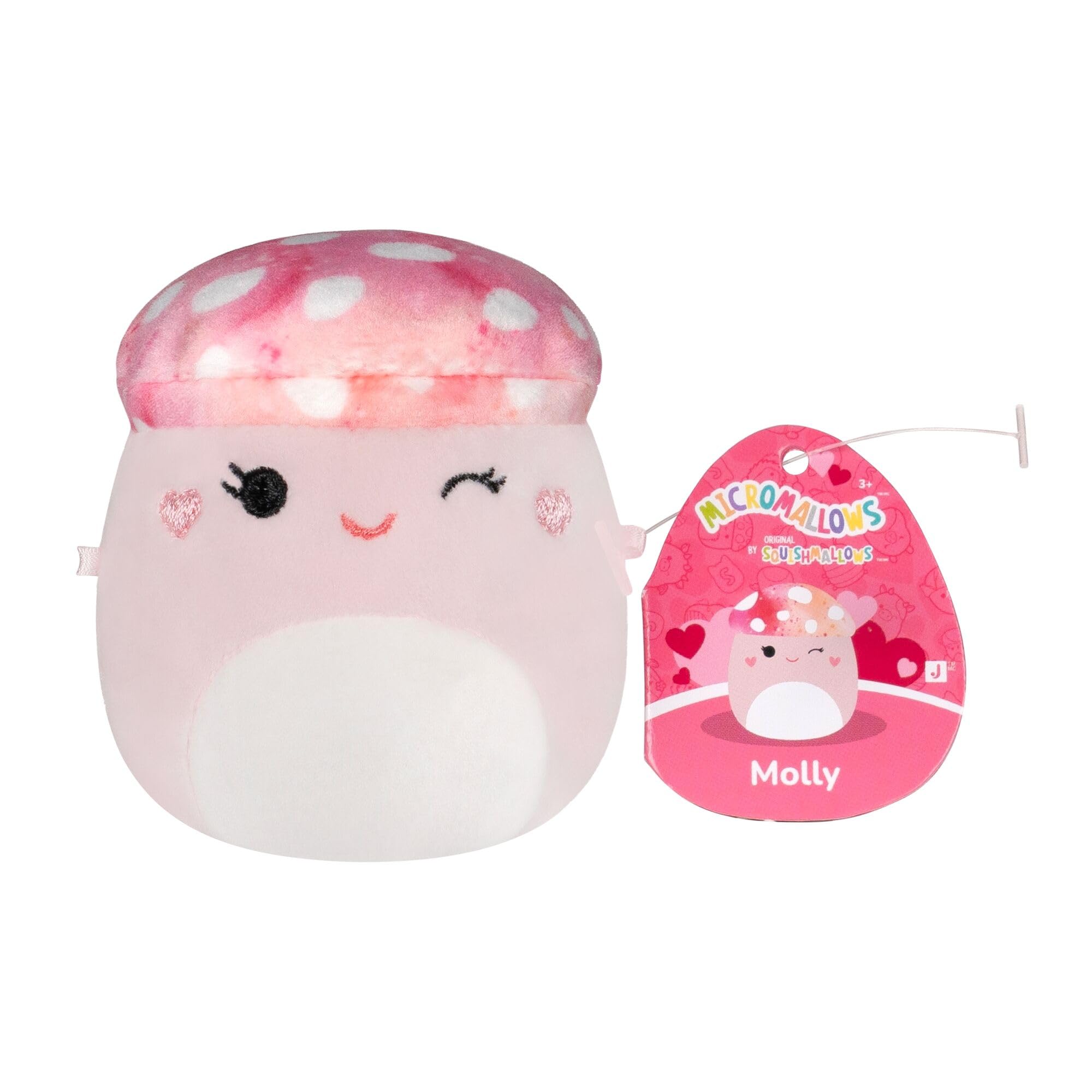 Squishmallows Valentine’s Day Micromallows Bouquet - 3 Pack, 2.5-inch Plush | Polyester 8