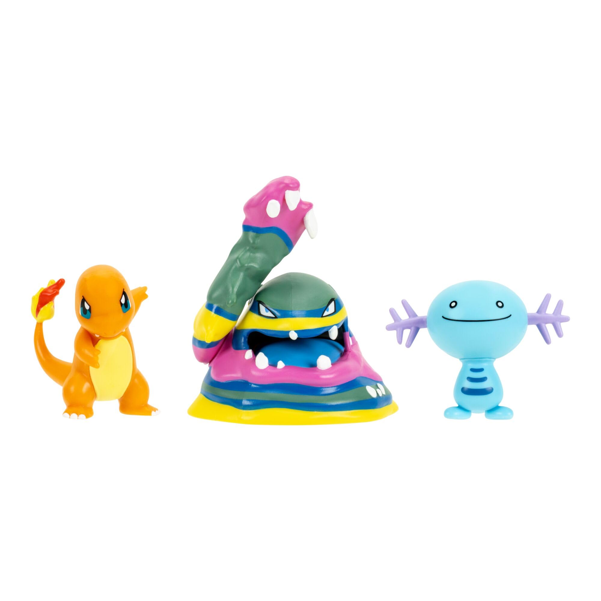 Pokémon Battle Figure 3 Pack - Charmander, Wooper, & Alolan Muk | Classic Edition 1