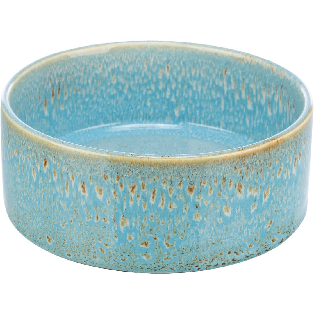 TRIXIE Ceramic Dog Bowl - 900 ml Capacity | Ø 16 cm | Heavy & Non-Slip
