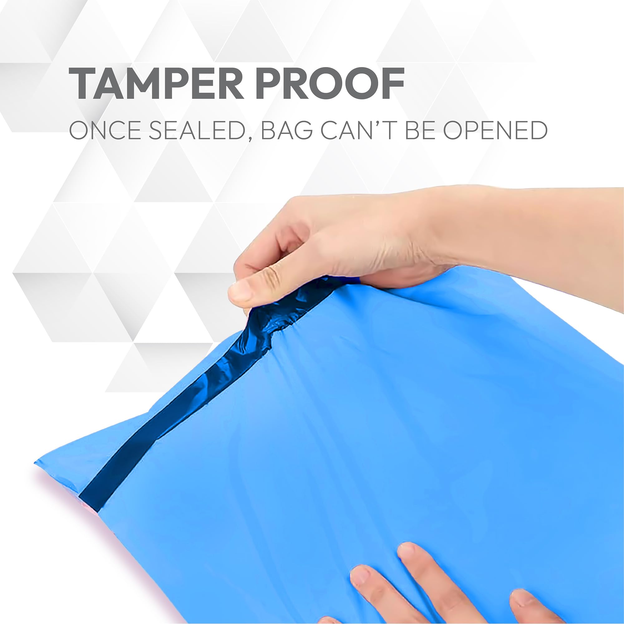 delka Polyethylene Padded Envelope Mailers - 60 Pack Blue Self-Seal | Water-Resistant 5
