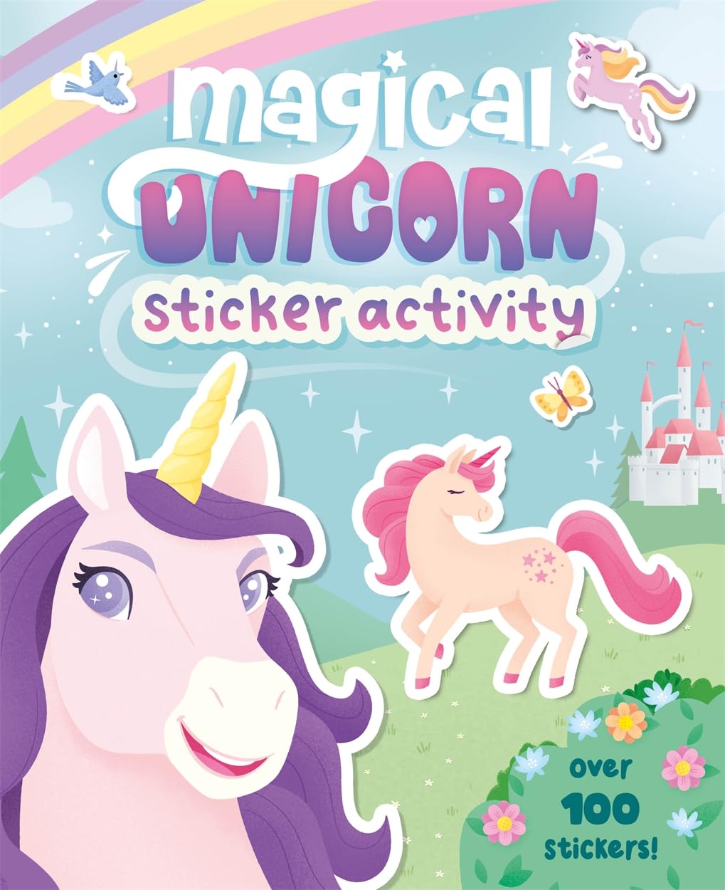Igloo Books Magical Unicorns Sticker Activity Book with Over 100 Stickers | Ages 4-6 1